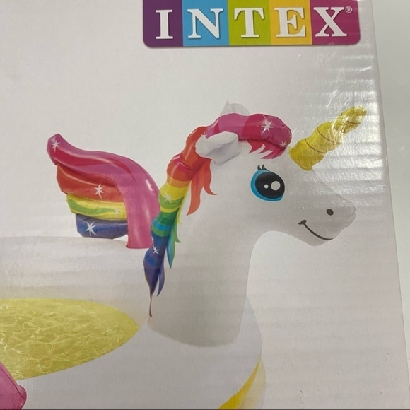 Intex Mystic Unicorn Spray Pool 107” x 76” x 41” - Picture 5 of 6